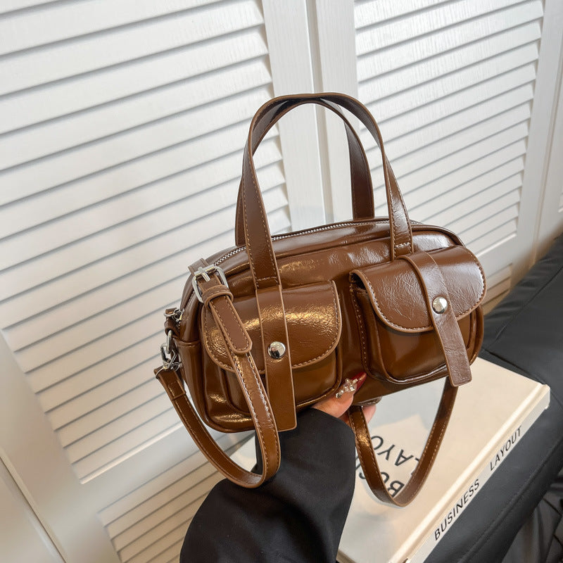 VOIDRA MetroCruze™ Oversized Luxe Shoulder Boston Bag - VOIDRA