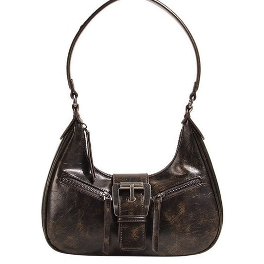 VOIDRA LunaLoop™ – Retro Crescent Shoulder & Crossbody Bag