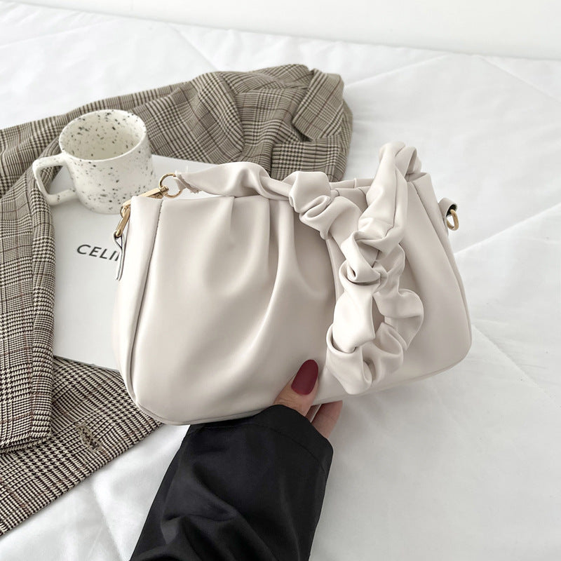 VOIDRA™ CloudWeave – Street Trend Pleated PU Shoulder Bag