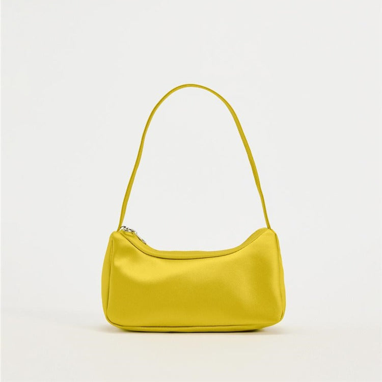 VOIDRA™ Satin Mini Shoulder Bag – Luxe Soft Underarm Purse