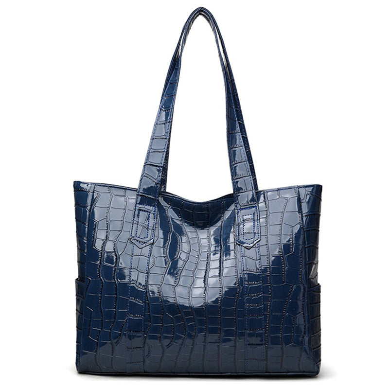 VOIDRA UrbanCroc Tote – Women's Crocodile Pattern Shoulder Bag