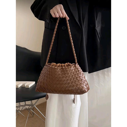 The Verona Bag | A Woven Leather Underarm Handbag