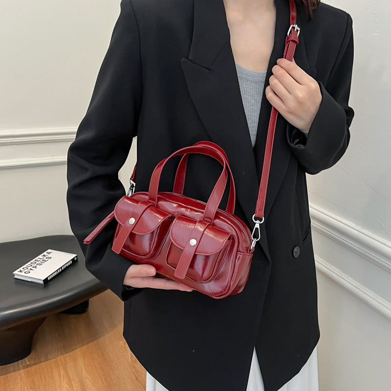 VOIDRA MetroCruze™ Oversized Luxe Shoulder Boston Bag