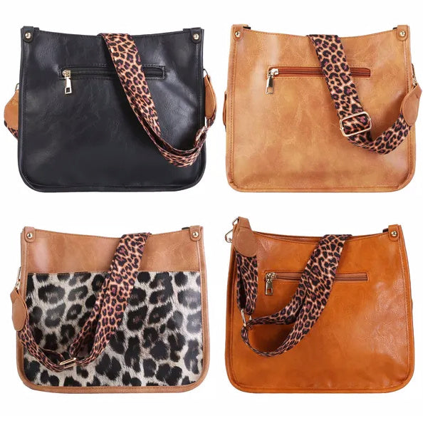 Convertible Vegan Leather Crossbody – Soft Guitar Strap Edition