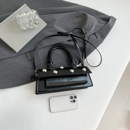 VOIDRA IconBolt Rivet Charm Shoulder Tote