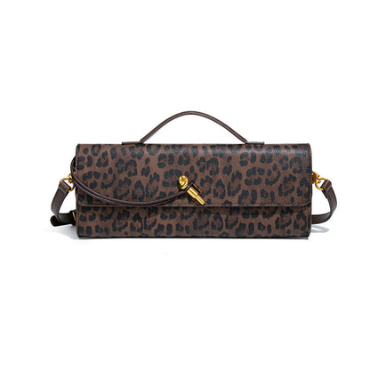 VOIDRA LÉOFEM™ Clutch – Retro Leopard Print Evening Bag