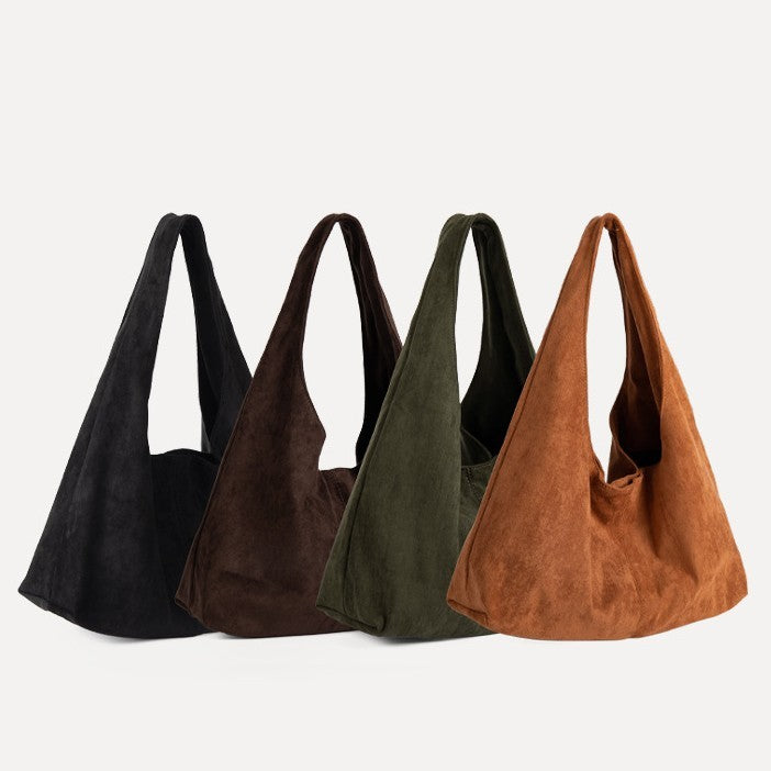 The Artisan Suede Tote | Large Capacity Carry-All