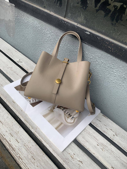 VOIDRA NOMAD — Soft Leather Travel Tote in First-Layer Cowhide