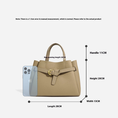 The VOIDRA Tuscan Leather Tote | Genuine Cowhide Carry-All