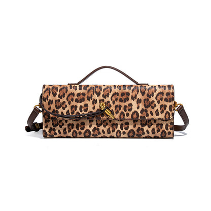 VOIDRA LÉOFEM™ Clutch – Retro Leopard Print Evening Bag