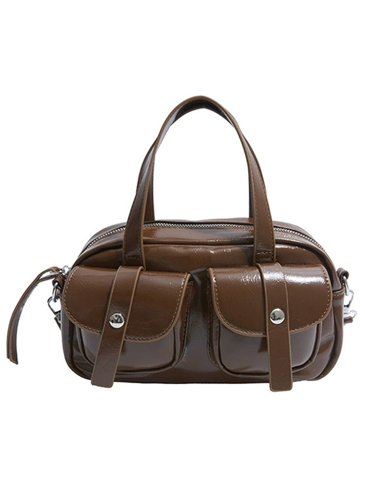 VOIDRA MetroCruze™ Oversized Luxe Shoulder Boston Bag