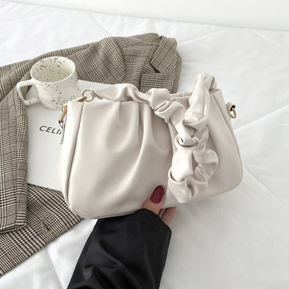 VOIDRA™ CloudWeave – Street Trend Pleated PU Shoulder Bag