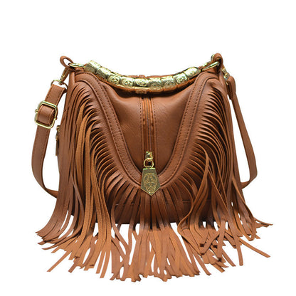The FringeFlow Shoulder Bag | Boho Drama Meets Modern Grace