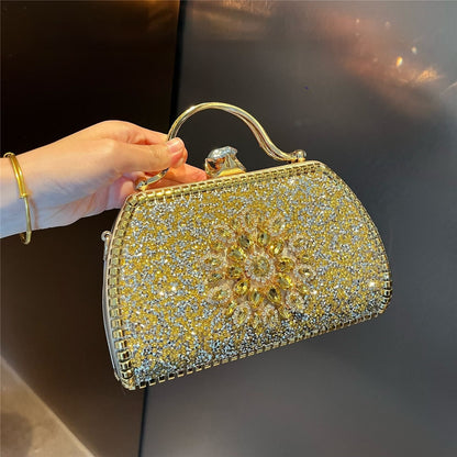 Sunflare Rhinestone Bloom Bag