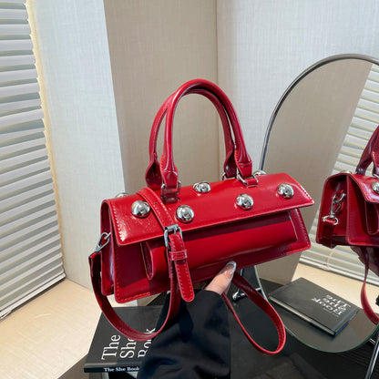 VOIDRA IconBolt Rivet Charm Shoulder Tote