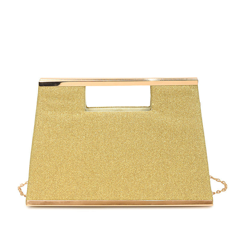 VOIDRA GlimmerVault™ Metallic Luxe Shoulder & Hand-Carry Bag