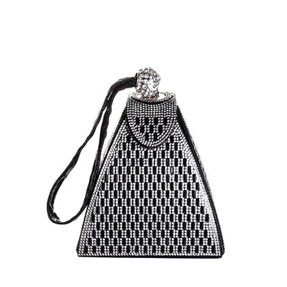 The Diamond Tote | Sculpted Shine for Bold Women