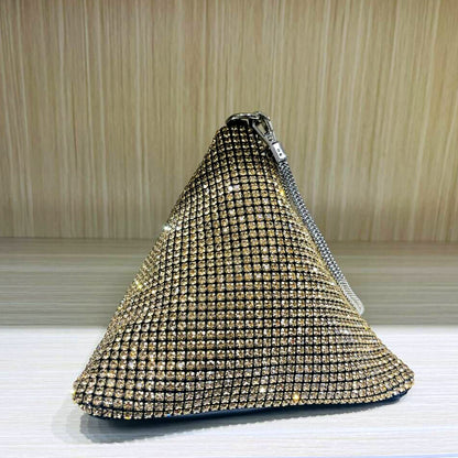 The Apex Triangle Wristlet | Diamond Finish