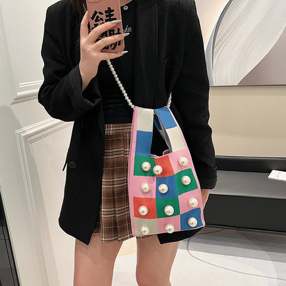 CLOVA – All-Match Canvas Square Shoulder Bag