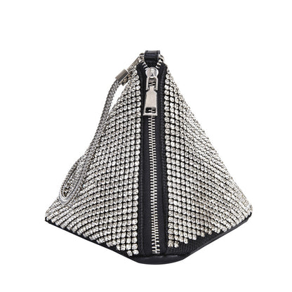 The Apex Triangle Wristlet | Diamond Finish