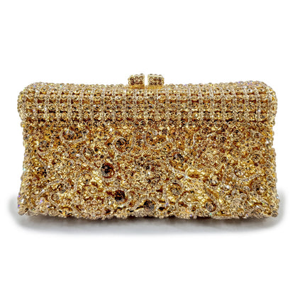 VOIDRA GemBlaze™ Crystal Bloom Clutch – Handcrafted Brilliance for Bold Evenings