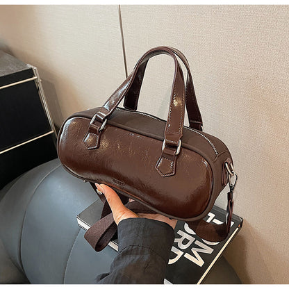 LunaPatch – Dual-Tone Korean Shoulder Crossbody Bag