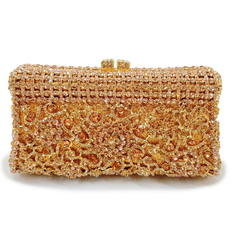 VOIDRA GemBlaze™ Crystal Bloom Clutch – Handcrafted Brilliance for Bold Evenings