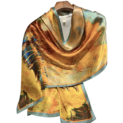 The Legacy Long Silk Scarf