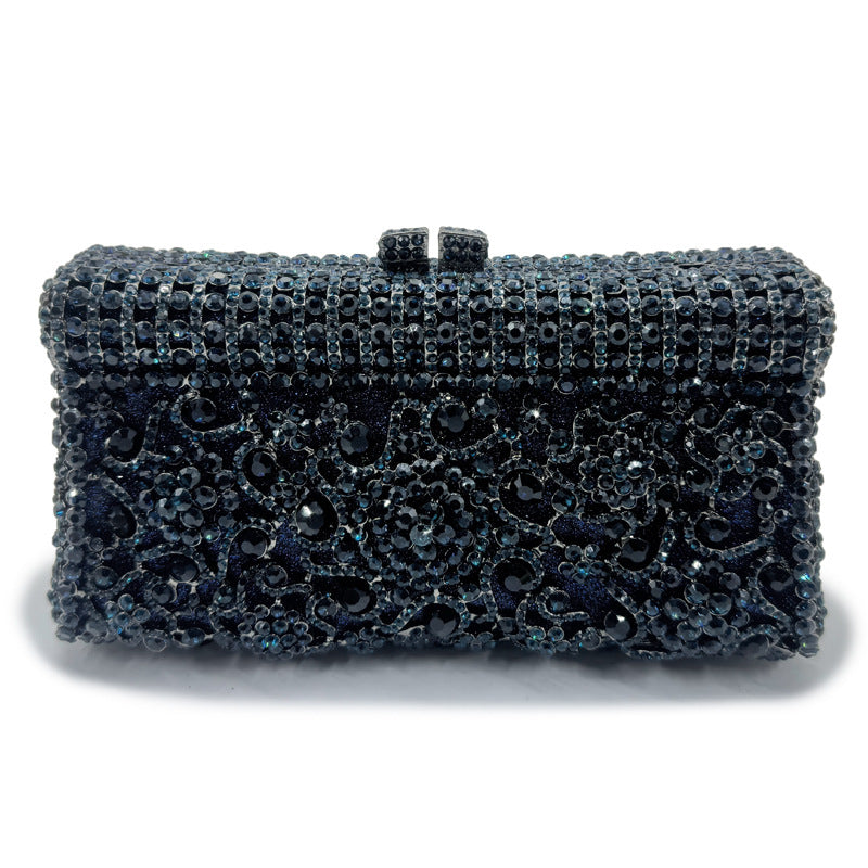 VOIDRA GemBlaze™ Crystal Bloom Clutch – Handcrafted Brilliance for Bold Evenings