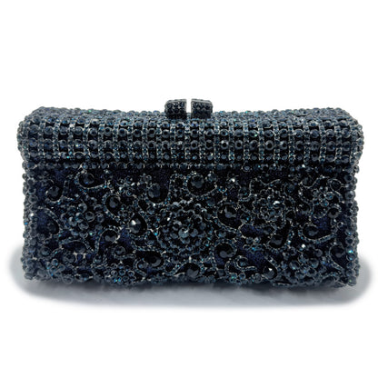 VOIDRA GemBlaze™ Crystal Bloom Clutch – Handcrafted Brilliance for Bold Evenings