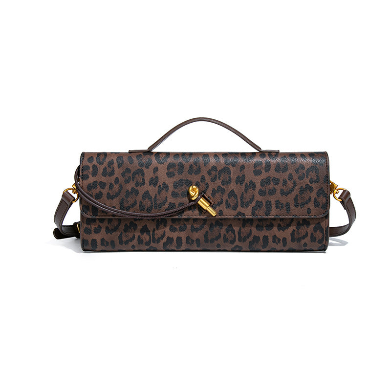 VOIDRA LÉOFEM™ Clutch – Retro Leopard Print Evening Bag