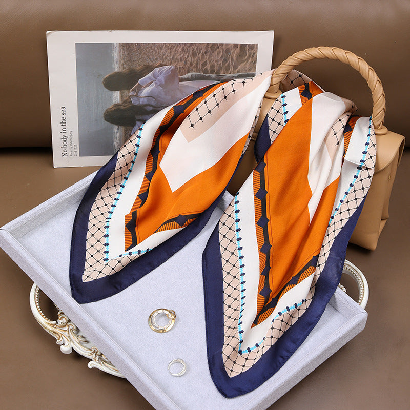 Vintage-Inspired Business Scarf for Professional Women