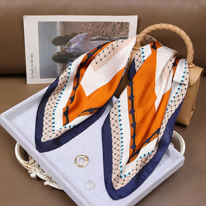 Vintage-Inspired Business Scarf for Professional Women