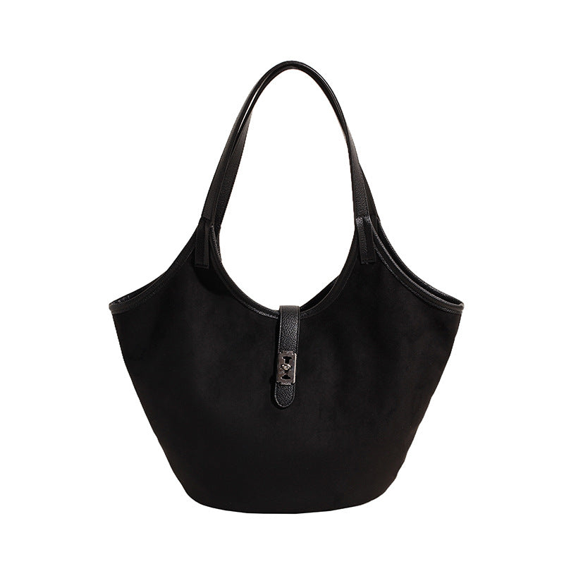 VELVETTA – Frosted Vintage PU Tote Shoulder Bag