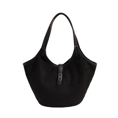 VELVETTA – Frosted Vintage PU Tote Shoulder Bag