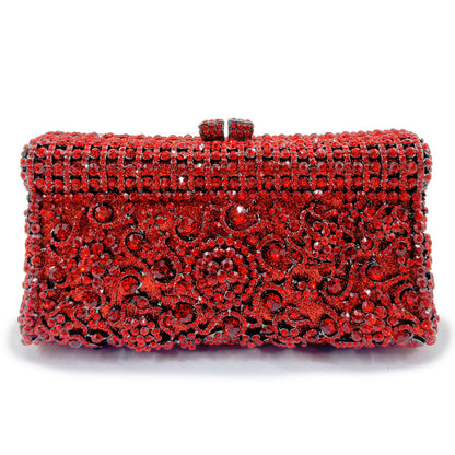 VOIDRA GemBlaze™ Crystal Bloom Clutch – Handcrafted Brilliance for Bold Evenings