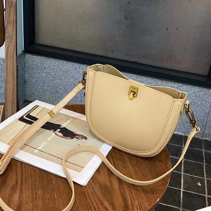 VOIDRA SOFTDROP — Genuine Leather Shoulder Bag in Sweet Casual Elegance