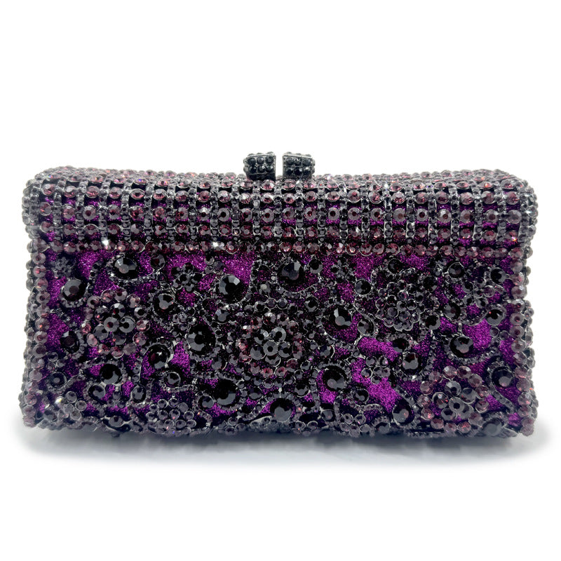 VOIDRA GemBlaze™ Crystal Bloom Clutch – Handcrafted Brilliance for Bold Evenings