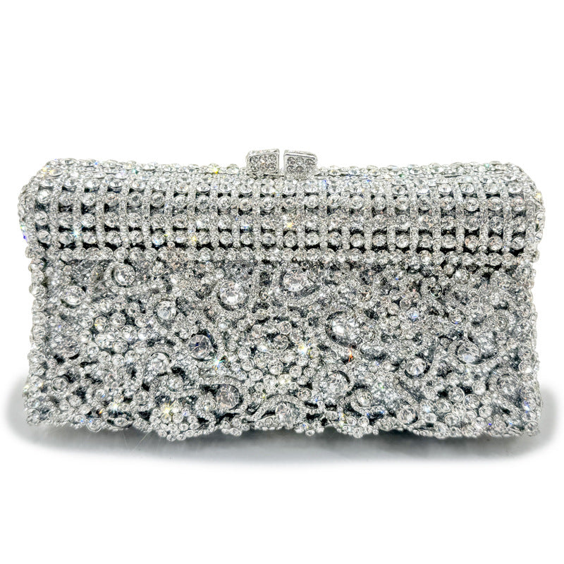 VOIDRA GemBlaze™ Crystal Bloom Clutch – Handcrafted Brilliance for Bold Evenings