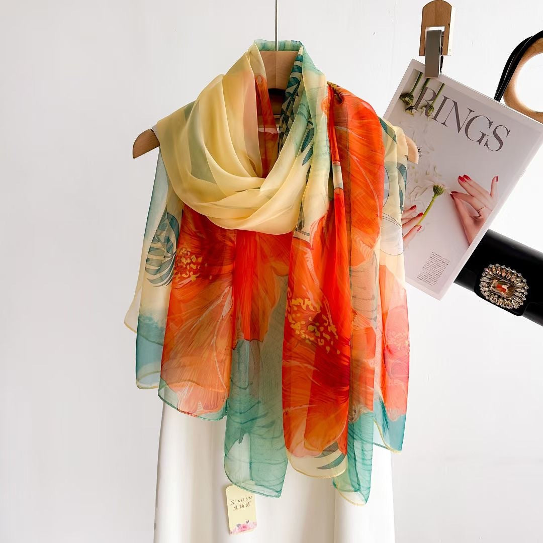 The Abstract Muse Long Scarf | VOIDRA