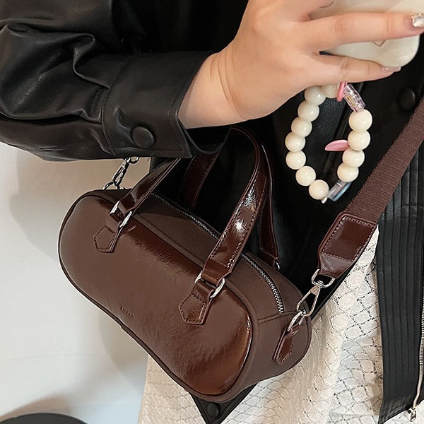 LunaPatch – Dual-Tone Korean Shoulder Crossbody Bag