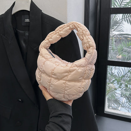 NYLIX.MINI – Pleated Nylon Dumpling Crossbody Bag