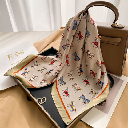 The VOIDRA Seoul 70 Silk Scarf