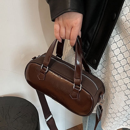 LunaPatch – Dual-Tone Korean Shoulder Crossbody Bag