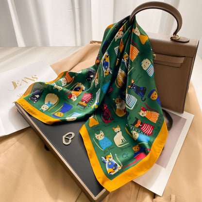 The VOIDRA Seoul 70 Silk Scarf