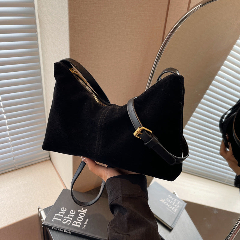 VOIDRA™ UrbaneVibe – Soft PU Vintage Shoulder Crossbody Tote