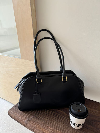 VOIDRA MetroTote – Genuine Leather Oversized Street Shoulder Bag