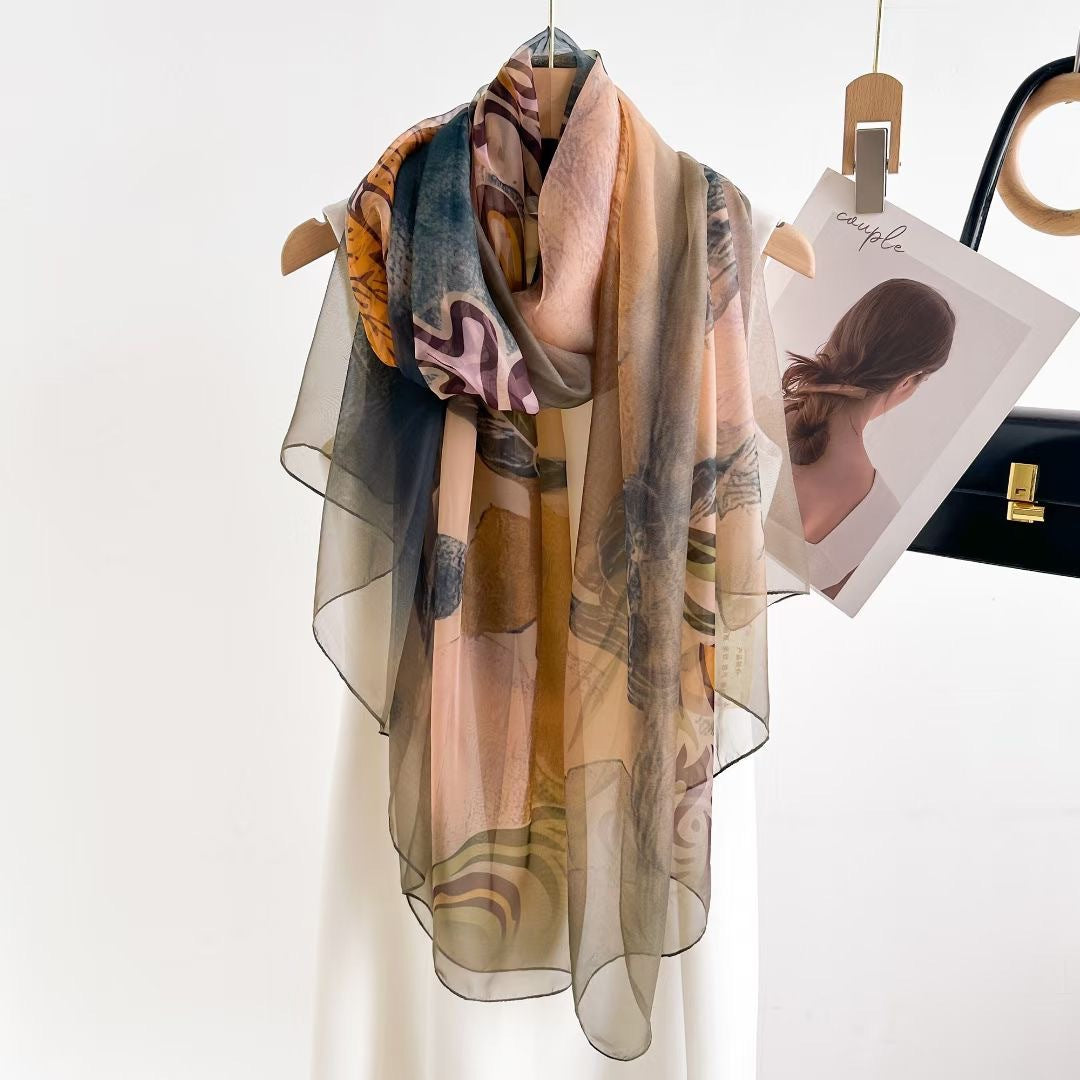 The Abstract Muse Long Scarf | VOIDRA