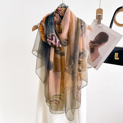The Abstract Muse Long Scarf | VOIDRA