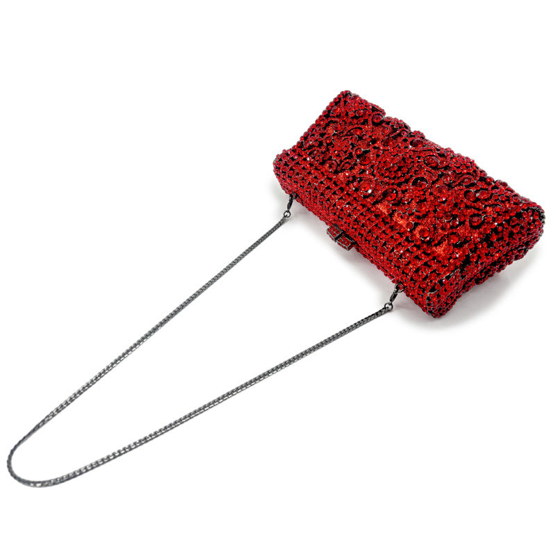 VOIDRA GemBlaze™ Crystal Bloom Clutch – Handcrafted Brilliance for Bold Evenings